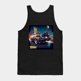 Delorean back to the future Tank Top